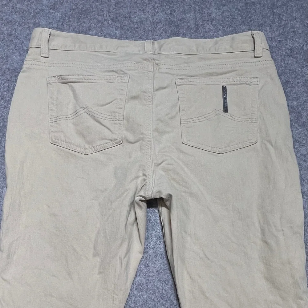 Michael‎ Kors Womens Sand Beige Skinny Stretch Pants Size 10 Mid Rise Chino
